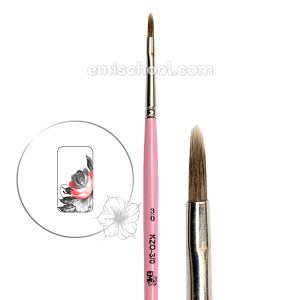 EMI Ota KZO-3/0 Oval, plakanā, Zhostovo tehnikai