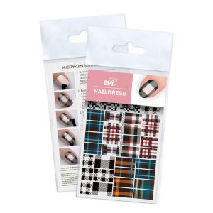 Naildress Slider Design #61 Tartan slaideri