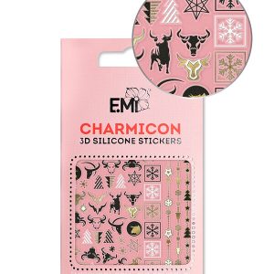 Charmicon 3D Silicone Stickers #148 Christmas Decoration