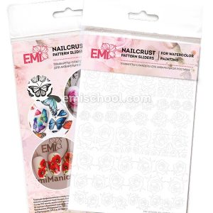 NAILCRUST Pattern Sliders  Roses #32