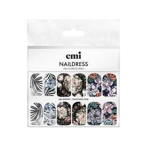 Naildress Slider Design #66 Floristic Print, slaideri