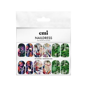 Naildress Slider Design #64 Tropical Leaves slaideri