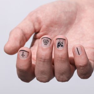 Uzlīmes Charmicon 3D Silicone Stickers #182 Gothic, silikona