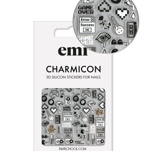 Charmicon 3D Silicone Stickers #188 Game Over - silikona uzlīmes