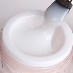 EMI Soft Milky White Gel 15g, būvējošais gēls,pienains