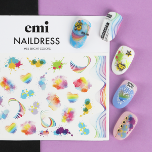 Naildress Slider Design #86 Bright colors slaideri
