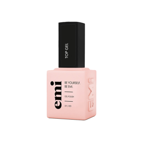 Tops EMI E.MiLac Top gel 9 ml, tops ar lipīgo slāni