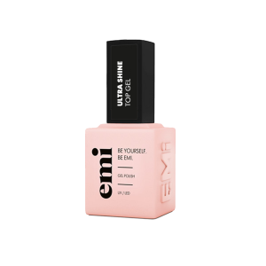 Tops EMI E.MiLac Ultra Shine Top Gel, bez lipīgā slāņa 15 ml