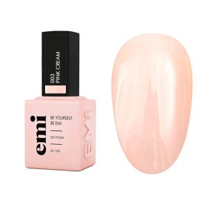 Gēllaka EMI E.MiLac Pink Cream #003, 9 ml gēllaka