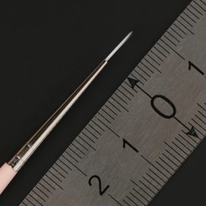 EMI Ota smalkajām līnijam,KZL-5/0 Brush Linear, baltā sintētika