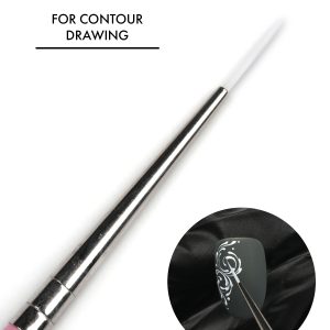 EMI Ota smalkajām līnijam,KZL-5/0 Brush Linear, baltā sintētika