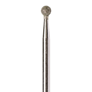 Dimanta frēze,Ball-Shaped Diamond Coated Rotary File, 3 mm,vidējais abrazīvs