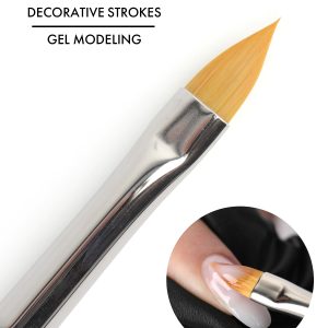 EMI Ota gēla nagu modelēšanai, KLE-6 Leaf, sintētika