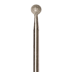Dimanta frēze,Ball-Shaped Diamond Coated Rotary File, 4 mm,smalks abrazīvs