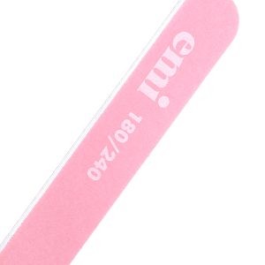 Nagu vīle Pink File 180/240 E.Mi -naturāliem nagiem
