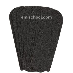 Nail sandpapers 80 grit abrazīvs,maināmie faili pedikīram, līmējamie 10 gb.