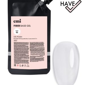 Fiber Base Gel Clear #1 EMI , 100ml caurspīdīga bāze
