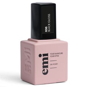 Gēllaka EMI E.MiLac Black Gloss #030, 15 ml