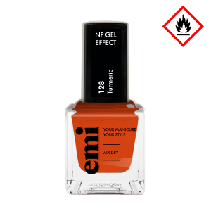 Īpaši noturīga nagu laka Turmeric #128, 9 ml.