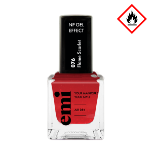 Nagu laka Ultra Strong Flame Scarlet #076, 9 ml, sarkana ar perlamutru