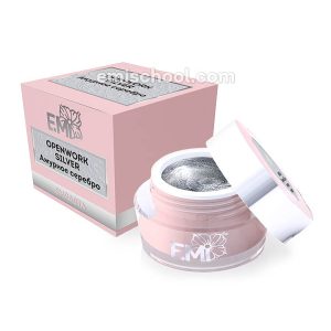 EMPASTA Openwork Silver 5 ml, sudraba gēla krāsa bez lipīgā slāņa