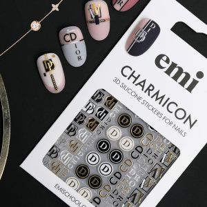 Charmicon 3D Silicone Stickers #186 Logomania silikona uzlīmes