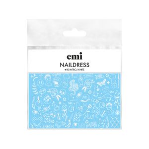 Naildress Slider Design #80 Intro White