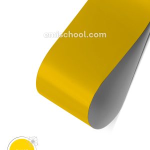 Nagu folija matēta, Matte Foil Yellow 1,5 metri