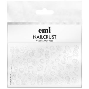 Slaideri nagiem Nailcrust #62 Summer Vibes