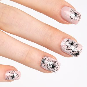 Nail Polish for Stamping White #1, 9 ml. laka