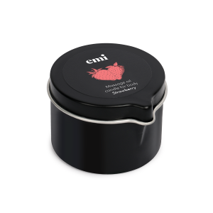 Massage Candle Strawberry 30g, masāžas svece-eļļa