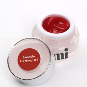 EMPASTA Cranberry Red 5ml, sarkana gēla krāsa bez lipīgā slāņa