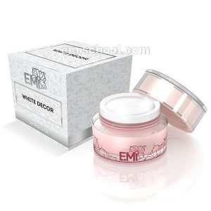 EMPASTA White decor 5ml, biezākas konsistences gēla krāsa