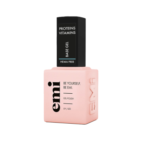 Bāze gēllakas E.MiLac Base Gel Hema Free, 9 ml