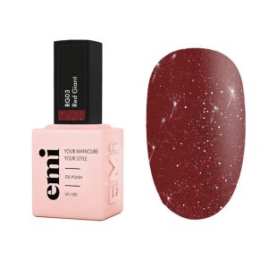 Gēllaka EMI E.MiLac RG Red Giant #3 9 ml, gaismu atstarojoša