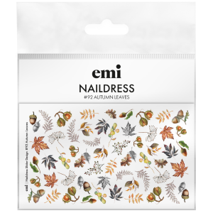 Naildress Slider Design #92 Autumn Leaves,slaideri