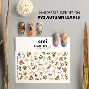 Naildress Slider Design #92 Autumn Leaves,slaideri