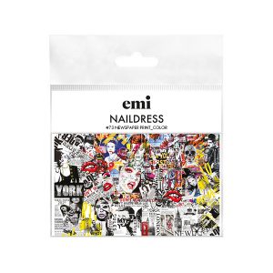 Naildress Slider Design #73 Newspaper print_color, slaideri