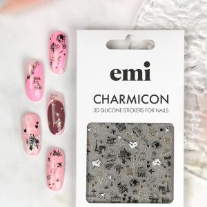 Uzlīmes Charmicon 3D Silicone Stickers #232 Journey 1, silikona