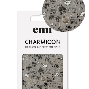 Uzlīmes Charmicon 3D Silicone Stickers #232 Journey 1, silikona
