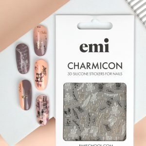 Uzlīmes Charmicon 3D Silicone Stickers #229 Love letters, silikona