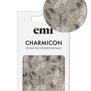 Uzlīmes Charmicon 3D Silicone Stickers #229 Love letters, silikona