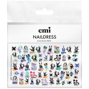 Naildress Slider Design #104 Cheeky Print, slaideri