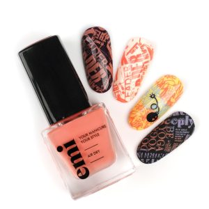 Nail Polish for Stamping Peach #8, 9 ml. laka