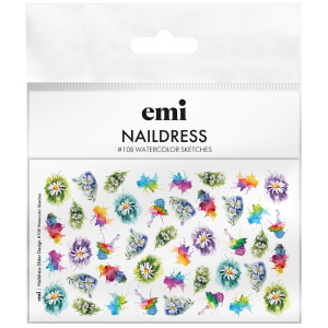 Naildress Slider Design #108 Watercolor Sketches, slaideri
