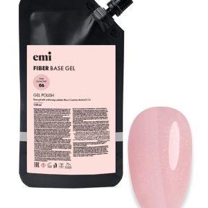 Fiber Basel Gel Pink Diamond #6 EMI , 100 ml gēllakas bāze