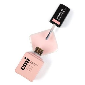 EMI Base Gel Creamy Apricot #18, 9ml kamuflāžas gēllakas bāze