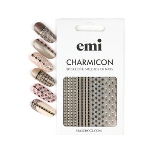 Uzlīmes Charmicon 3D Silicone Stickers #236 Fashion chains, silikona