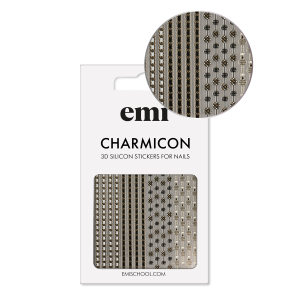 Uzlīmes Charmicon 3D Silicone Stickers #236 Fashion chains, silikona