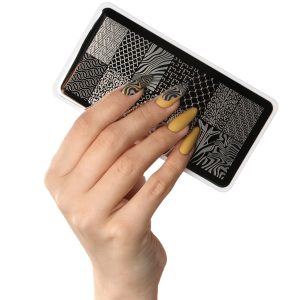 Stamping plate #13 Textures, stempinga plāksne